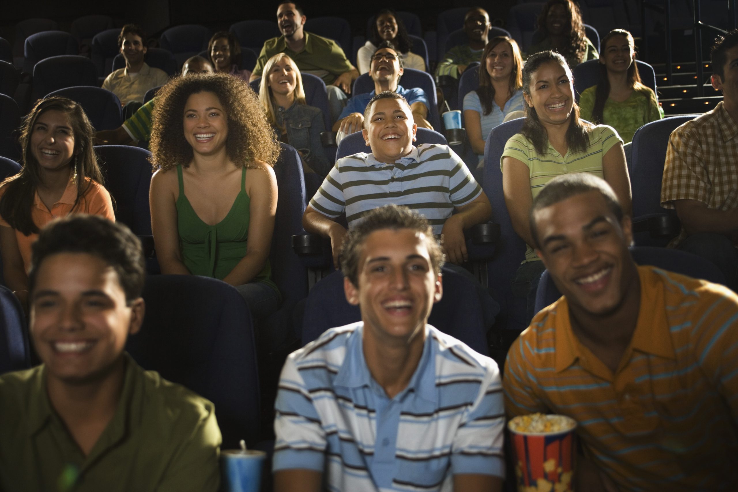 Crowd Watching Movie