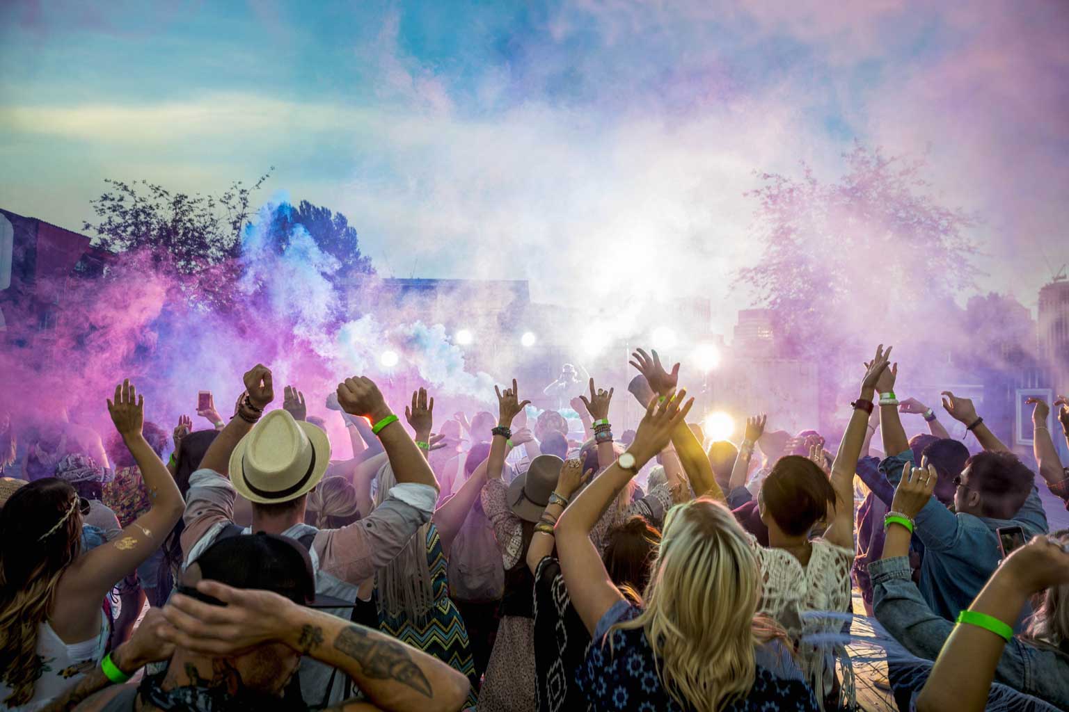 Crowd at concert